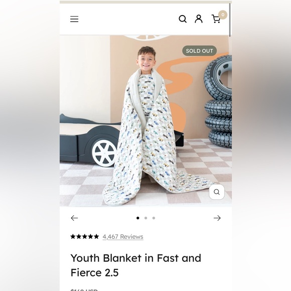 (Looking for) Kyte baby- Youth Blanket in Fast and Fierce - Picture 1 of 1